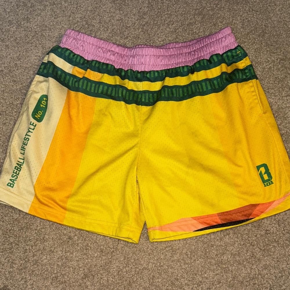 Boys Baseball Lifestyle 101 Pencil Shorts- Youth Large
